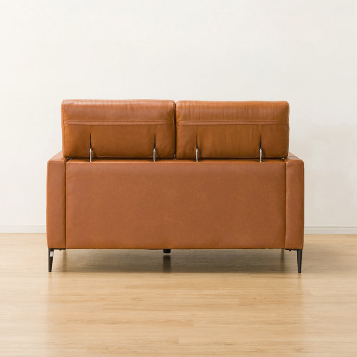 2P SOFA SATHERLA LEATHER-C2 BR