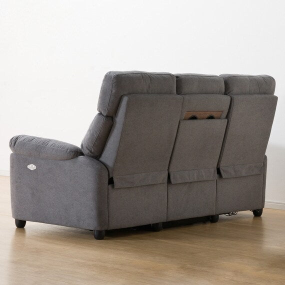 3P Electric Sofa with Table Graze Fabric