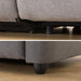 3P Electric Sofa with Table Graze Fabric