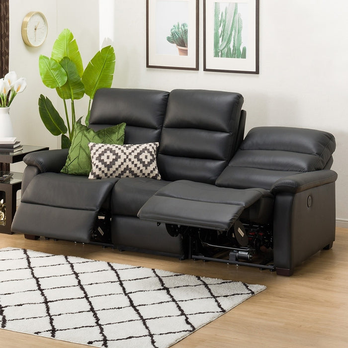 3P ELECTRIC SOFA N-BELIEVA BK2-HEI134 LEATHER