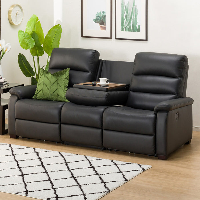 3P ELECTRIC SOFA N-BELIEVA BK2-HEI134 LEATHER