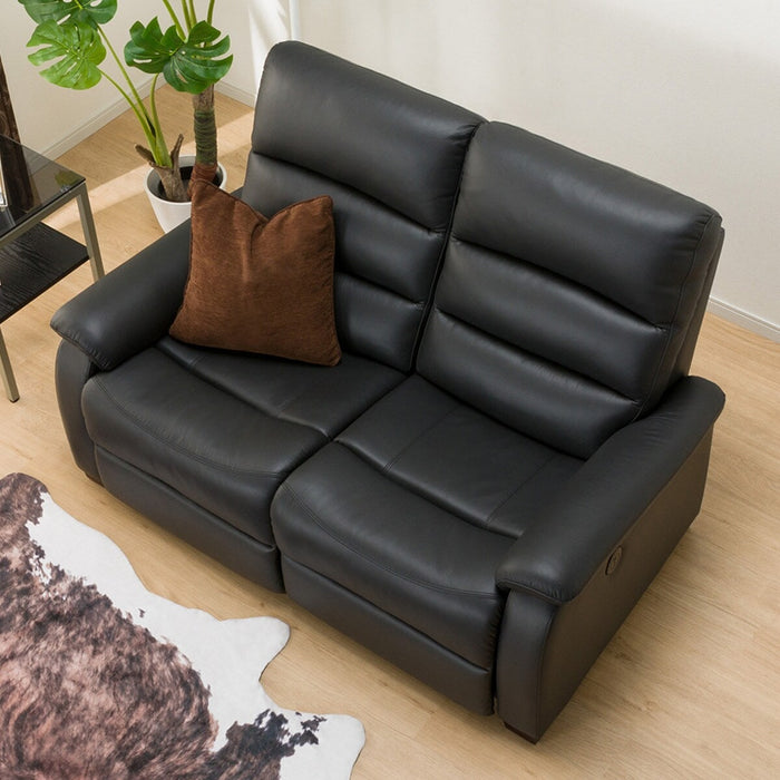 2P ELECTRIC SOFA N-BELIEVA BK2-HEI134 LEATHER