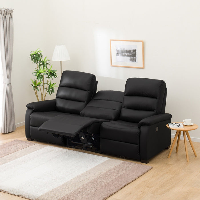 3 ELECTRIC 3P SOFA N-BELIEVA BK2-MI15 LEATHER