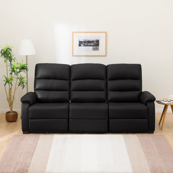 3 ELECTRIC 3P SOFA N-BELIEVA BK2-MI15 LEATHER