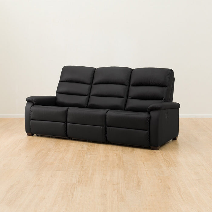 3 ELECTRIC 3P SOFA N-BELIEVA BK2-MI15 LEATHER