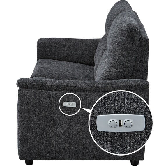 3 Seater Reclining Sofa KK6133 DGY