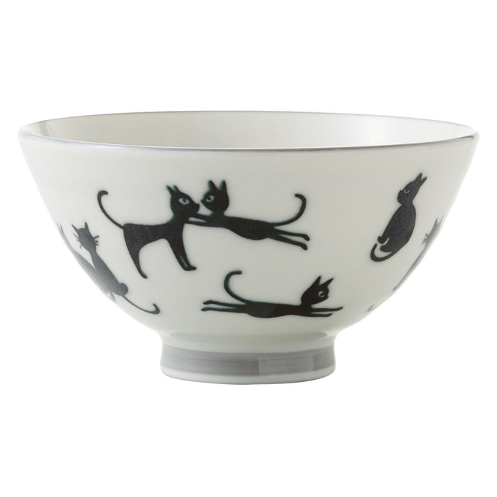 RICE BOWL BLACK CATS WH