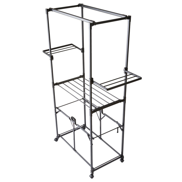 FOLDABLE DRYING RACK ALUMINIUM FRAME FC08 BK