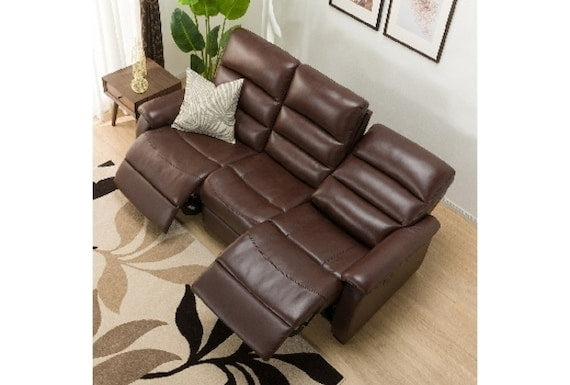 3 Seat Recliner Sofa N-Believa BR2-Scf66 Tk-Leather