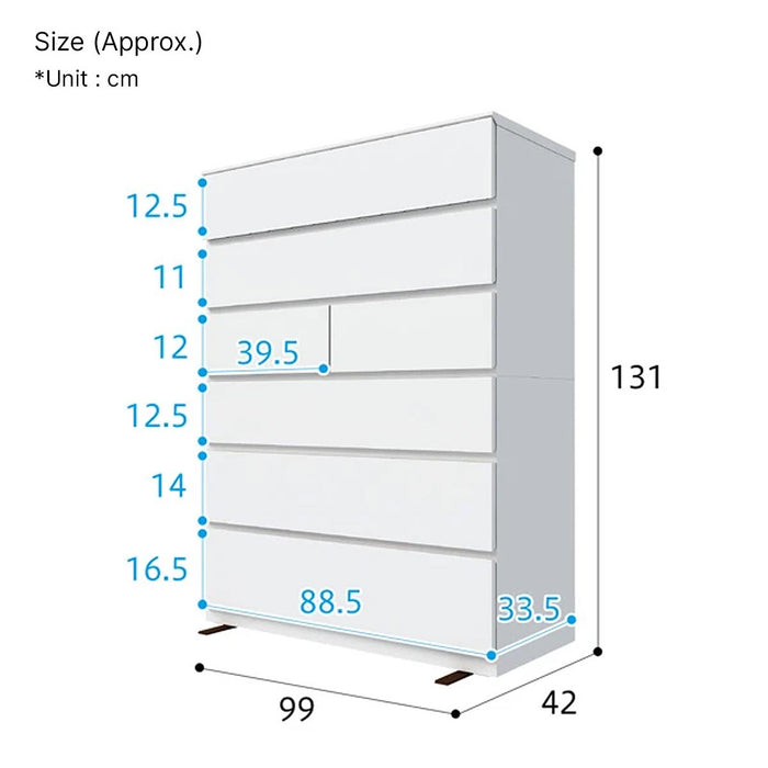 High Chest Quess 100-6HC WH