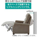 1S Electric Sofa N-Believa Microfiber DBR-J