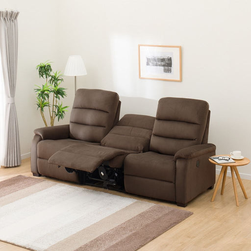 3 Electric 3P Sofa N-Believa Microfiber DBR