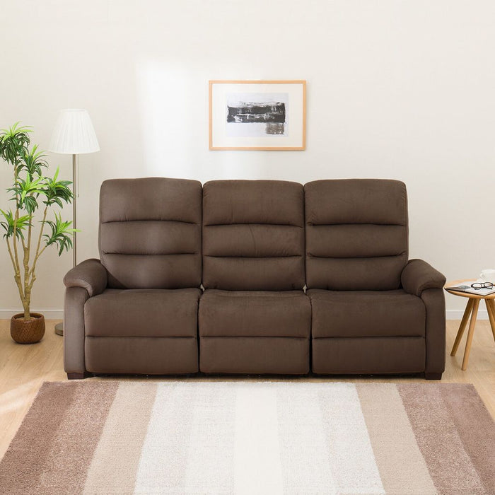 3 Electric 3P Sofa N-Believa Microfiber DBR