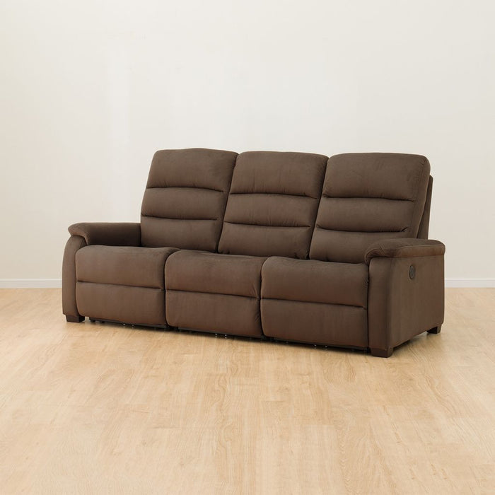 3 Electric 3P Sofa N-Believa Microfiber DBR