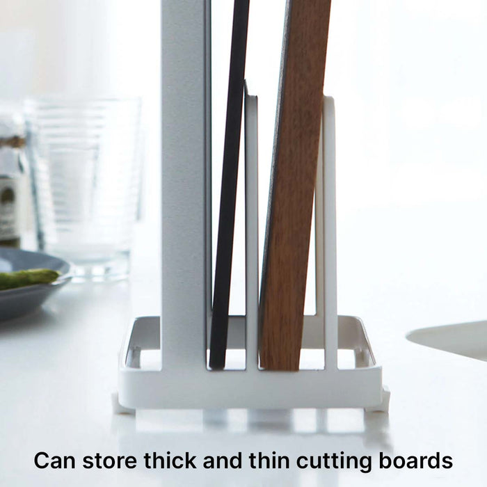 Knife  and  Cutting Board Stand Flat WH