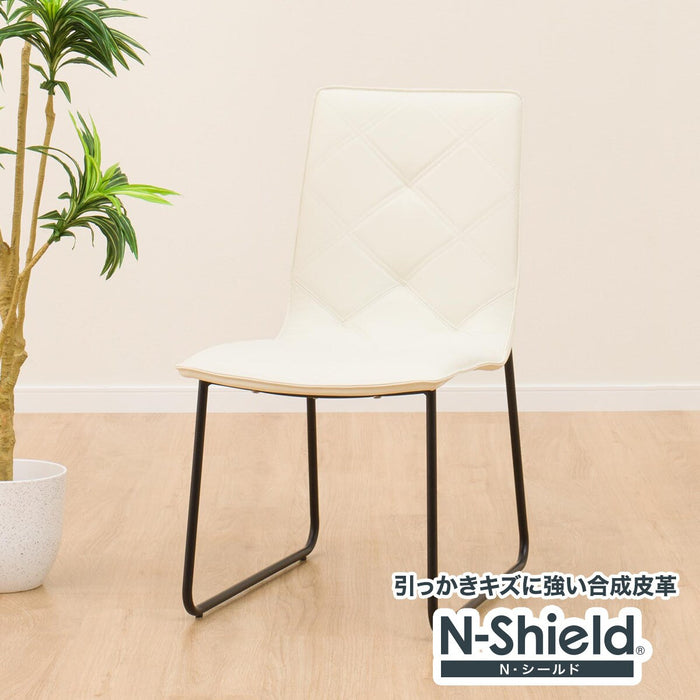 DINING CHAIR TENER KD N-SHIELD WH