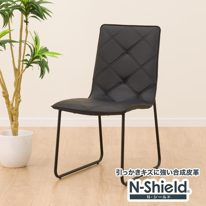 DINING CHAIR TENER KD N-SHIELD BK