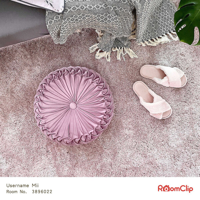 ROUND CUSHION DAHLIA2 PU