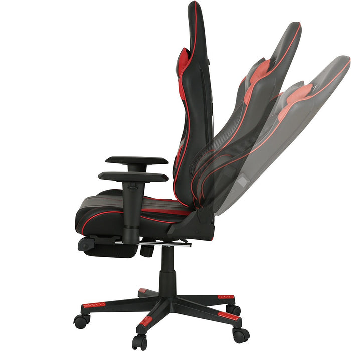 GAMINGCHAIR GM707 FOOT BK/RE