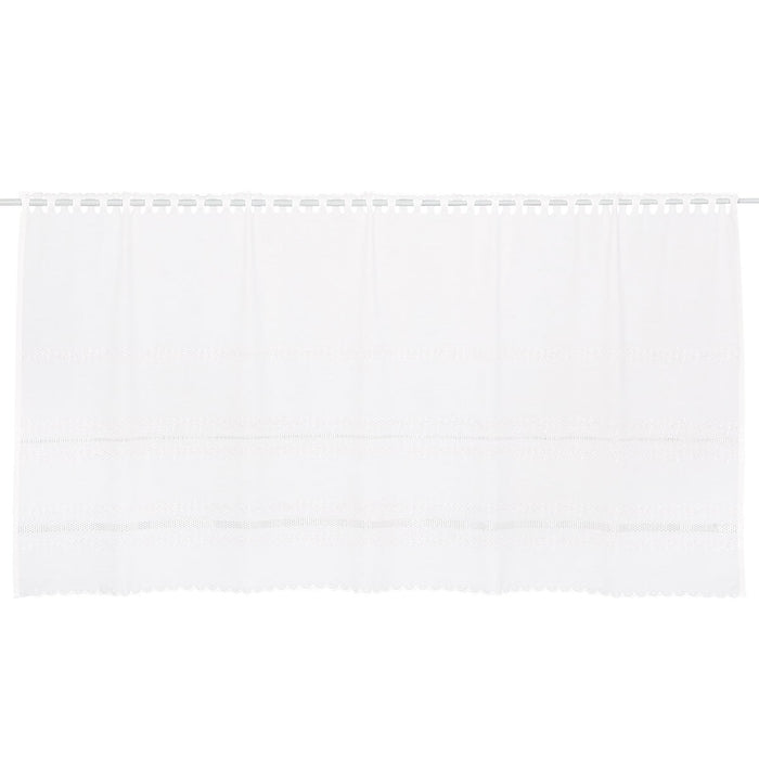 CAFE CURTAIN BIANCO 150X75