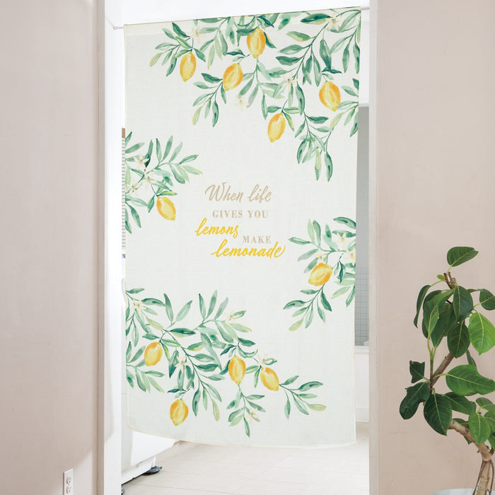 FABRIC PARTITION LEMON LEAF-i 110X180