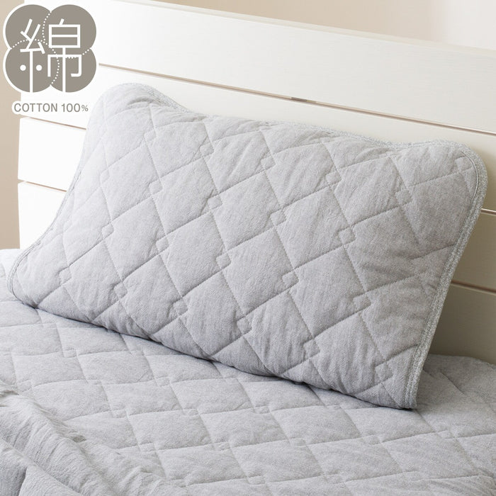 PILLOW PAD COTTON WASH DGY S2417