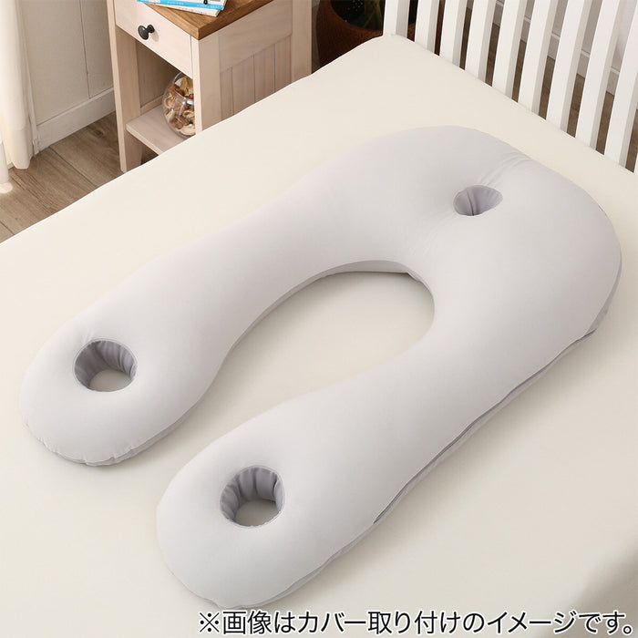 Pillow that wraps around the upper body