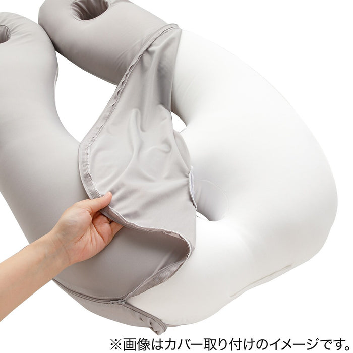 Pillow that wraps around the upper body