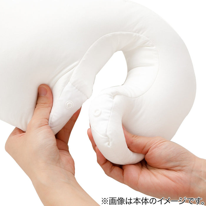 Pillow that wraps around the upper body