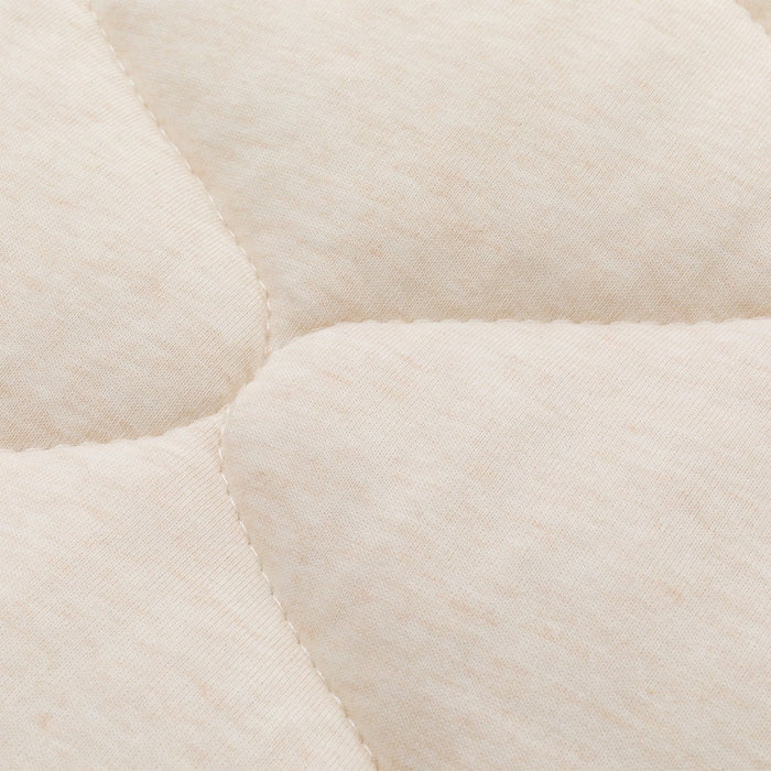 MATTRESS PAD ORGANIC COTTON S BE T01