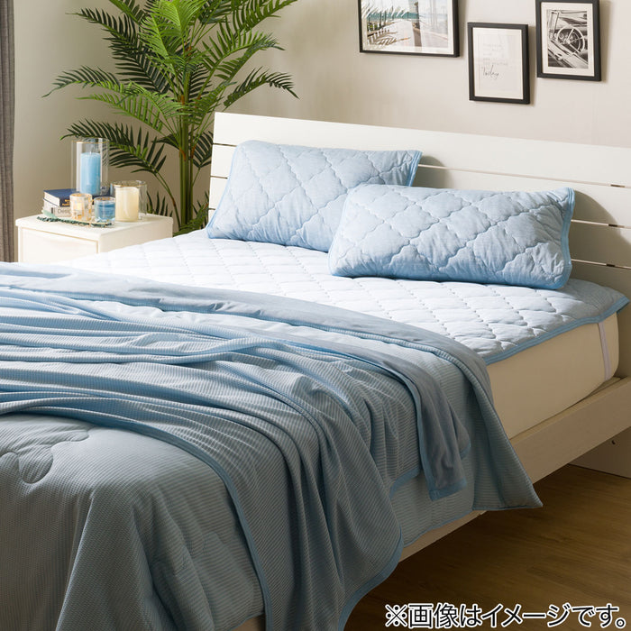 MATTRESS PAD N COOL SD BL S2401