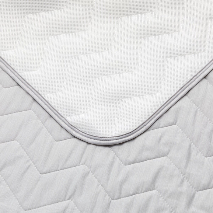 RUBBERLESS MATTRESS PAD N COOL WSP S GY S2403