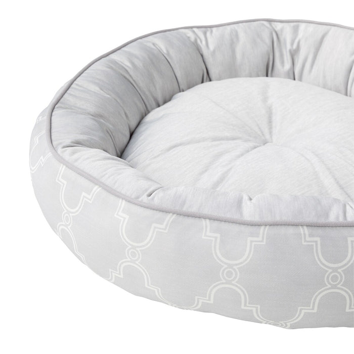 PET BED N-COOL WSP M-ROUND GY S244