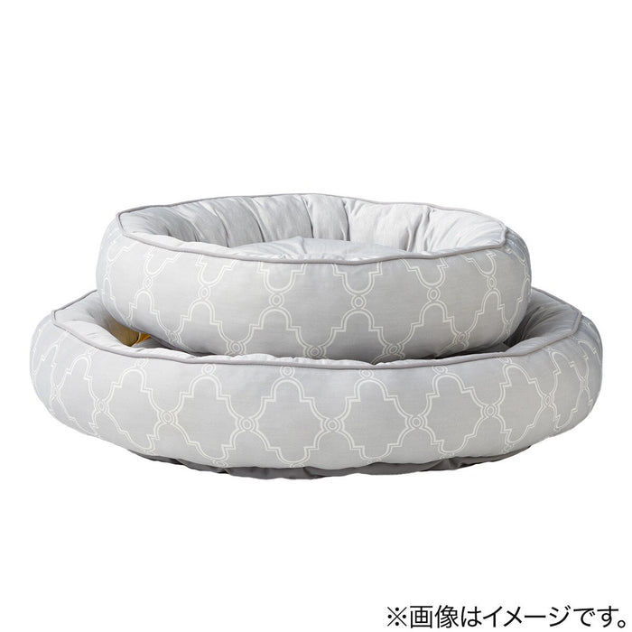 PET BED N-COOL WSP L-ROUND GY S244