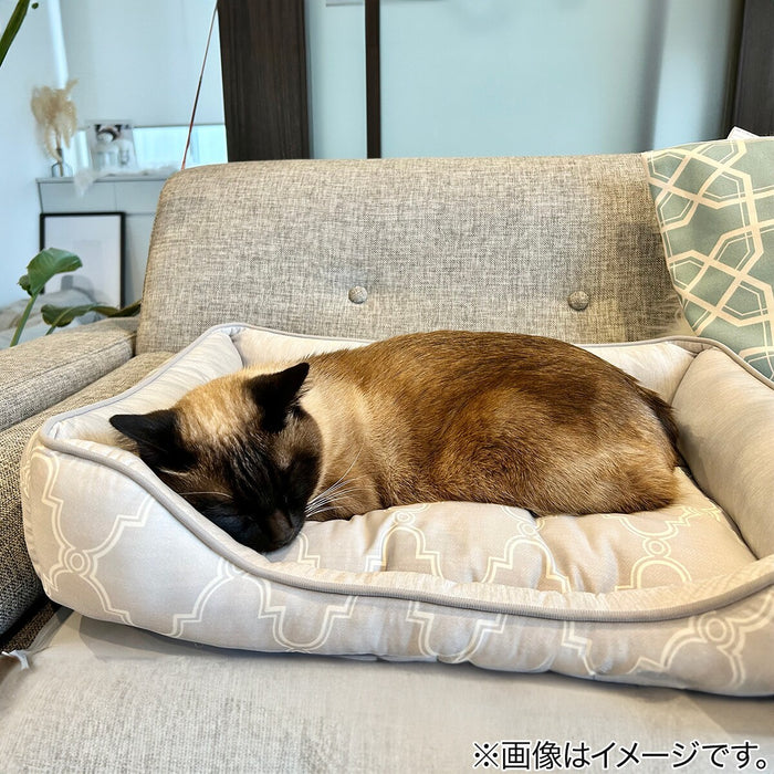 PET BED N-COOL WSP M-SQUARE GY S244