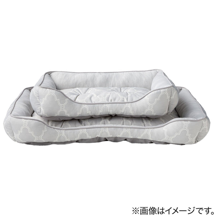 PET BED N-COOL WSP M-SQUARE GY S244