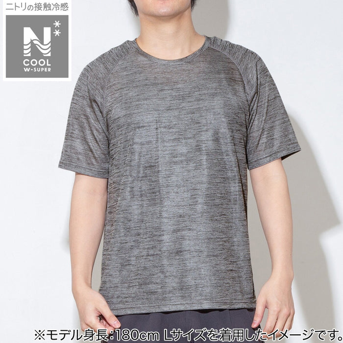 MEN'S DOUBLE SUPER COOL T-SHIRT BK LL