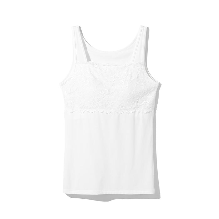 WOMEN'S SUPERCOOL TANK TOP WITH BUILT-IN CUP, LACE WH LL