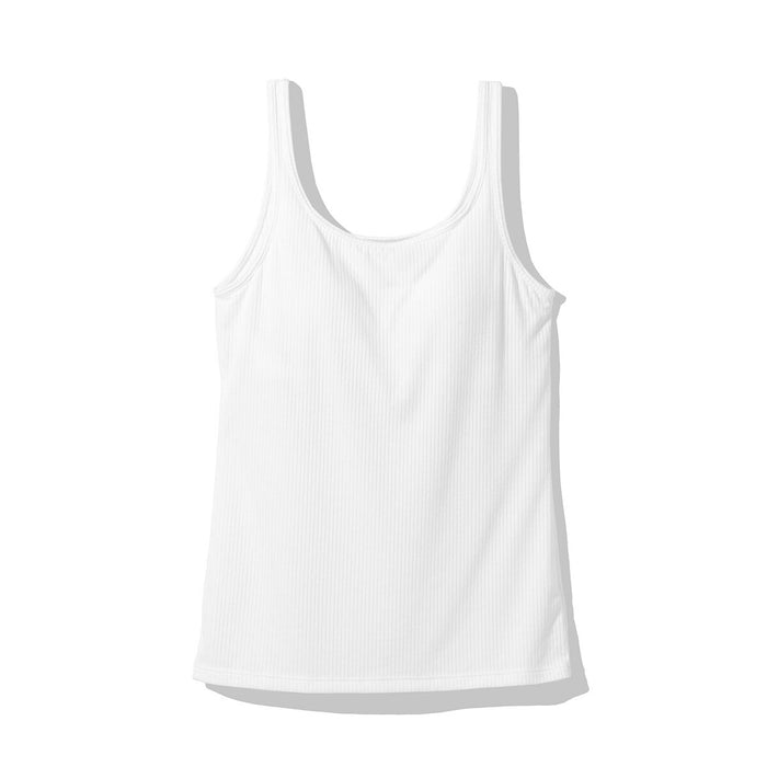 WOMEN'S SUPERCOOL RIBBED TANK TOP WITH BUILT-IN CUP WHM