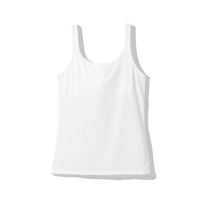 WOMEN'S SUPERCOOL RIBBED TANK TOP WITH BUILT-IN CUP WHM