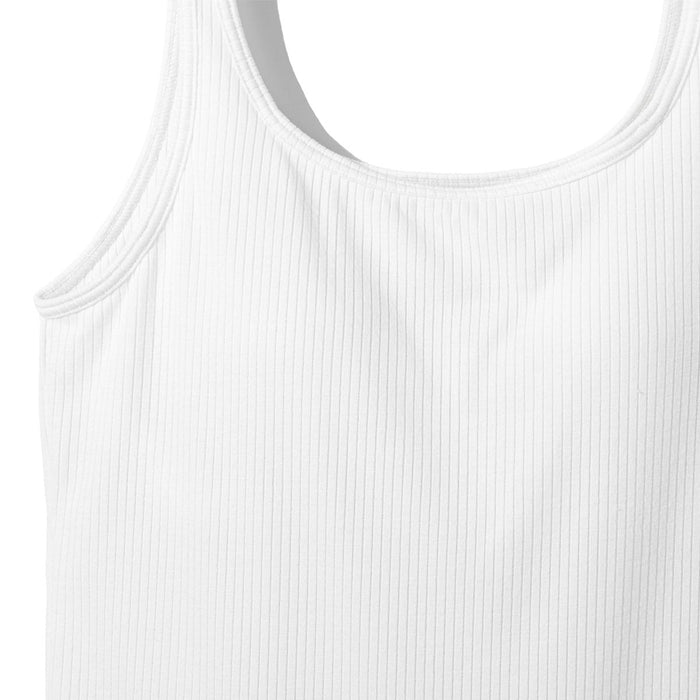 WOMEN'S SUPERCOOL RIBBED TANK TOP WITH BUILT-IN CUP WHM