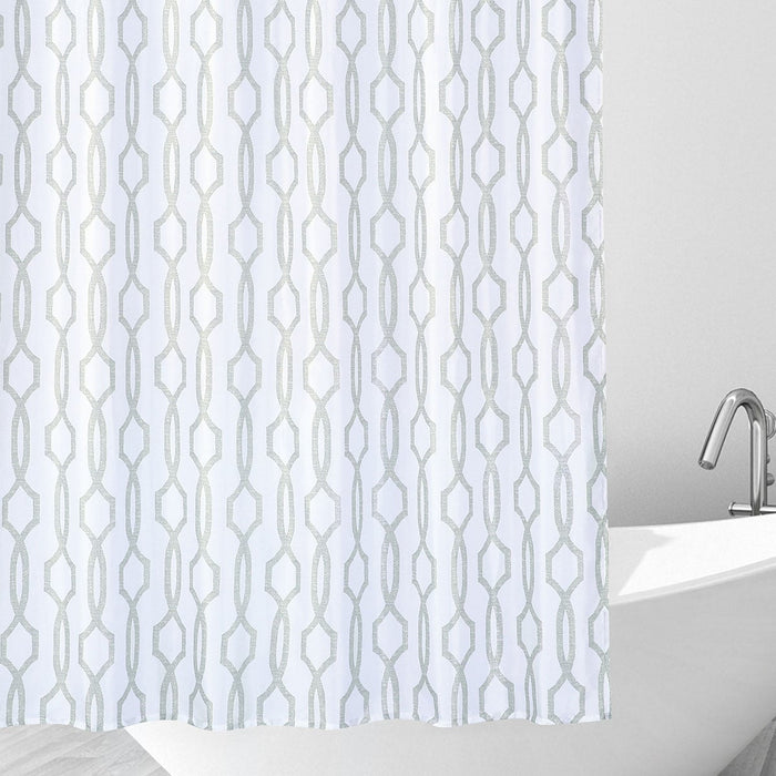 SHOWER CURTAIN GY 135X150 QE001