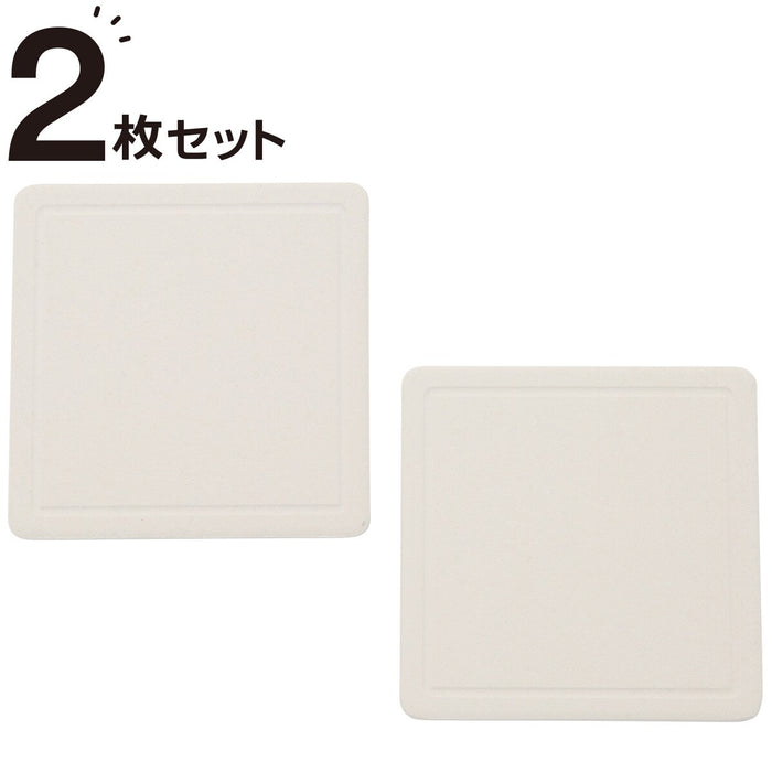 CERAMIC COASTER SQUARE BE 2PCS