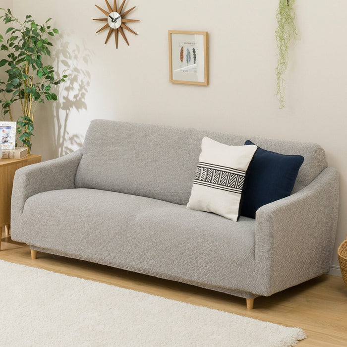 Stretched Sofa Cover With Arm Resist2 3P GY