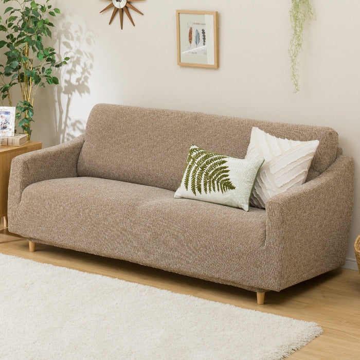 Stretched Sofa Cover With Arm Resist2 3P BR