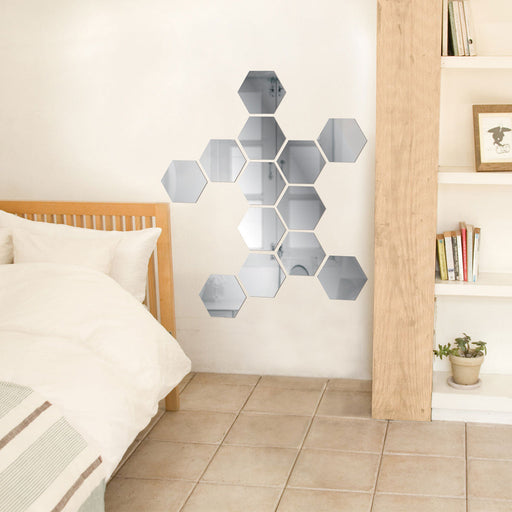 Sticker Mirror Hexa 4P SI