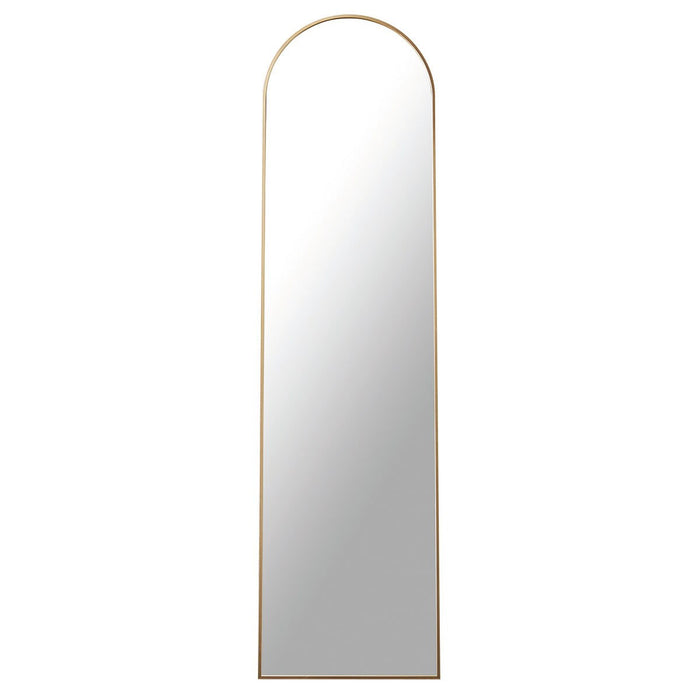 gold arch stand mirror