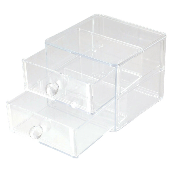 ACRYLIC COSMETIC CASE W/DRAWER LUCENT S W18D20H15