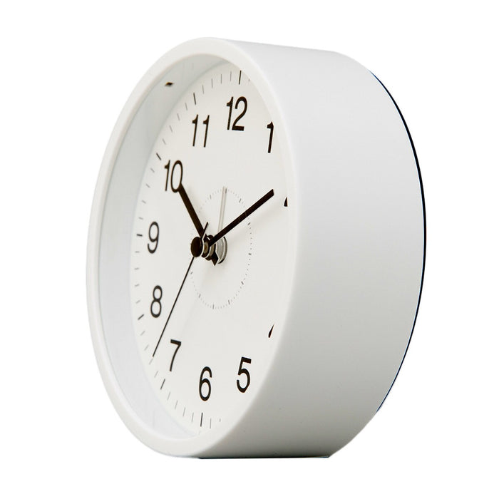 TABLE CLOCK SIMPLE WH