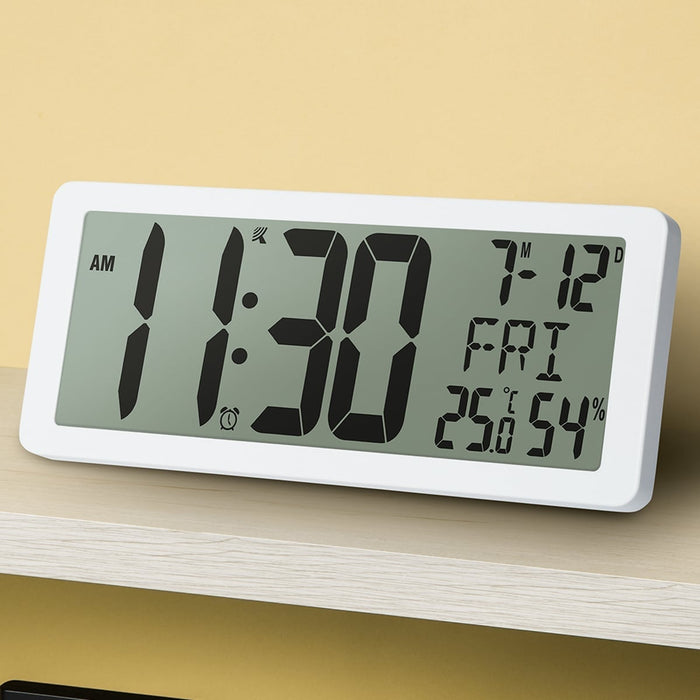 LCD CLOCK CLARK-WH(S5021WH)